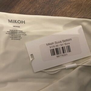 Mikoh. Brand new w/tag. White. Medium.